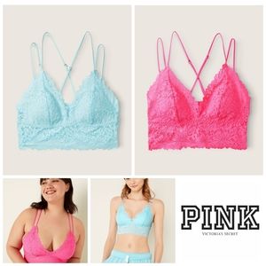 NWT 2 Lace Longline Bralettes